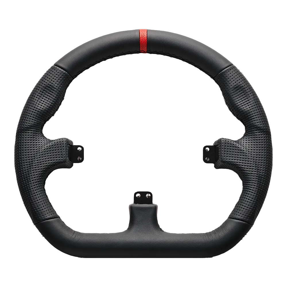 ASETEK Closed D Black Leather Rim