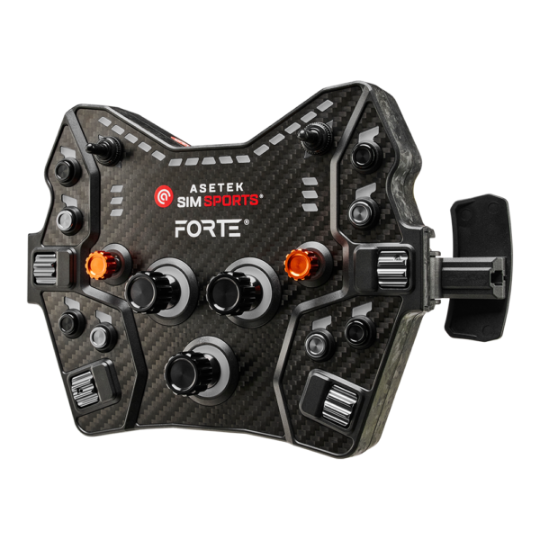 Asetek Forte® GT nööbikarp (must, alumiiniumnupud)