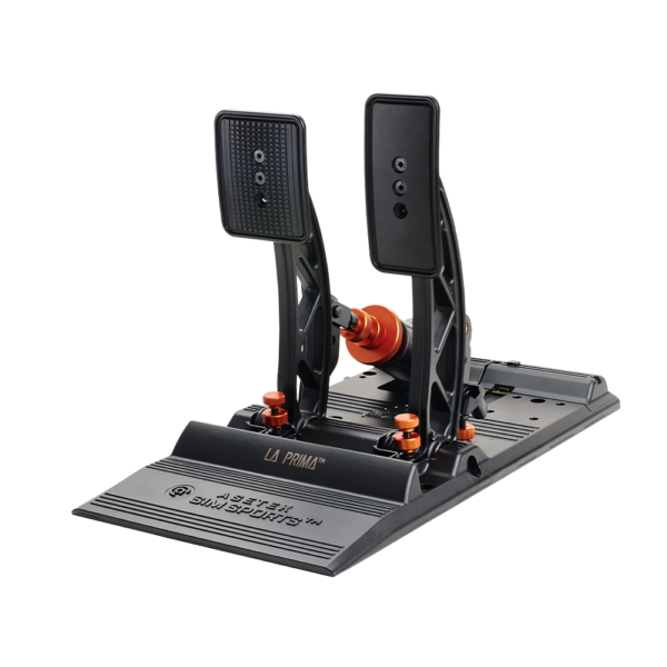 Asetek La Prima™ Sim Racing pedaalid pidurile ja gaasile