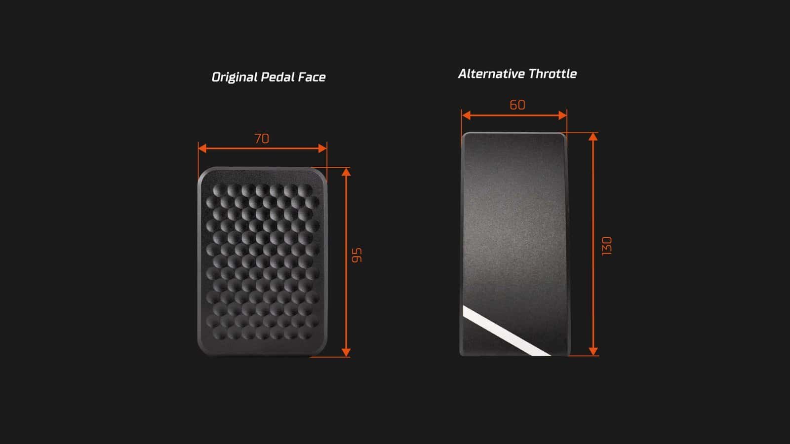 Simucube pedaalide esiplaat