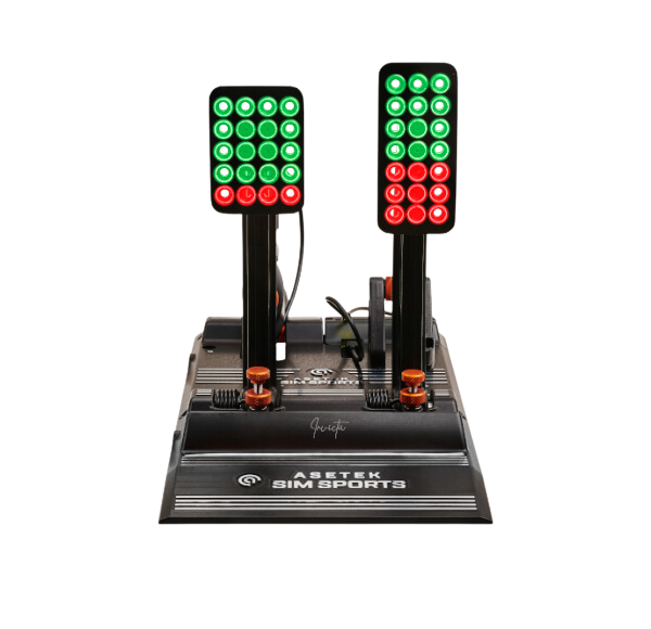 Asetek Invicta™ Sim Racing pedaalid piduri- ja gaasipedaalile