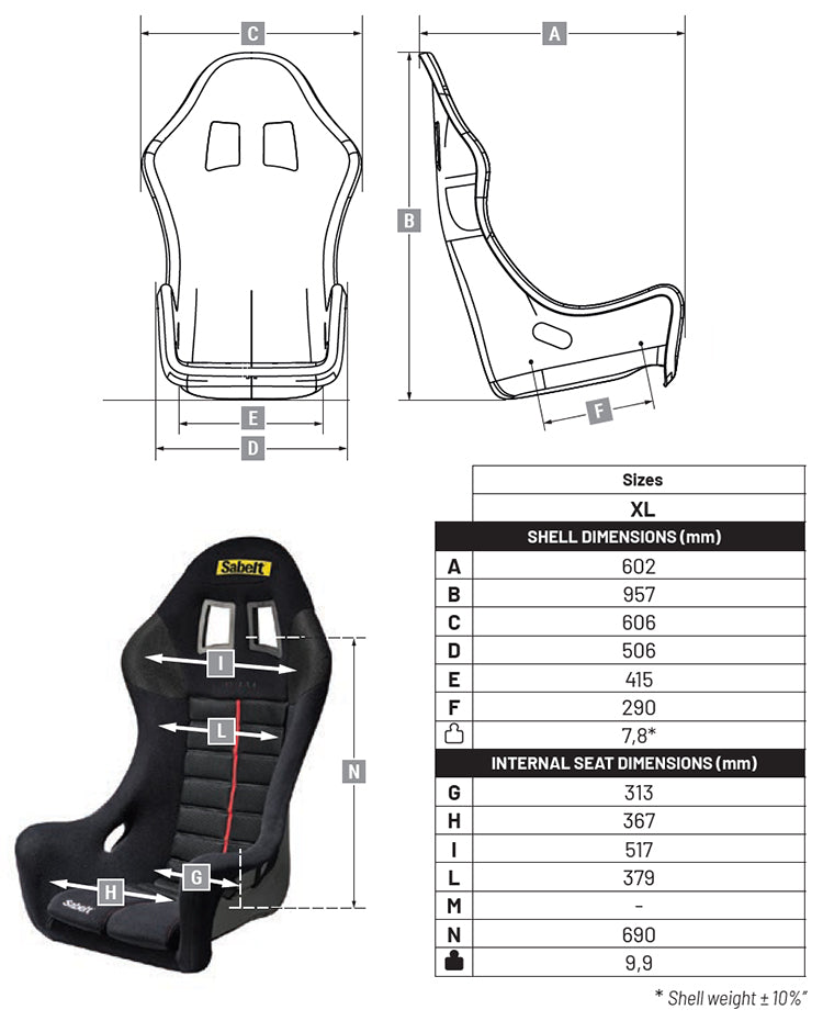 SABELT TITAN XL iste