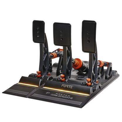 Asetek Forte® Sim Racing piduri- ja gaasipedaalid