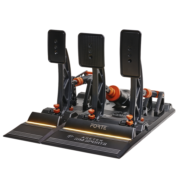 Asetek Forte® Sim Racing piduri- ja gaasipedaalid