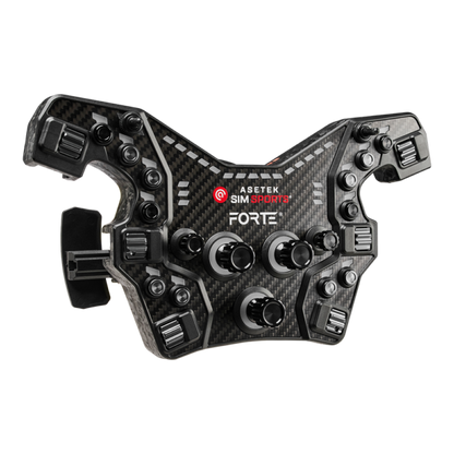 Asetek Forte® Formula nööbikarp (must, alumiiniumnupud)