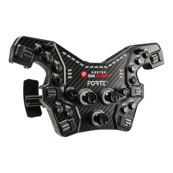 Asetek Forte® Formula nööbikarp (must, alumiiniumnupud)