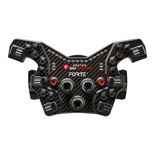 Asetek Forte® Formula nööbikarp (must, alumiiniumnupud)