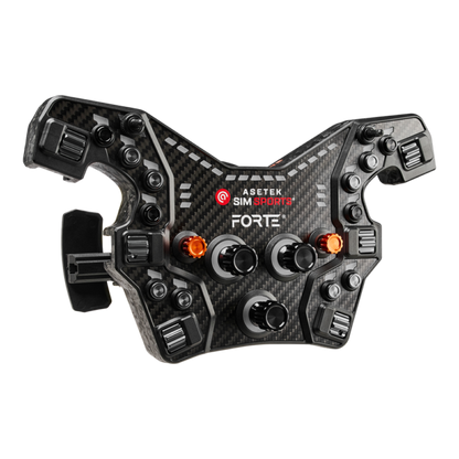 Asetek Forte® Formula nööbikarp (must, alumiiniumnupud)