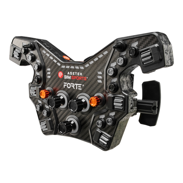 Asetek Forte® Formula nööbikarp (must, alumiiniumnupud)