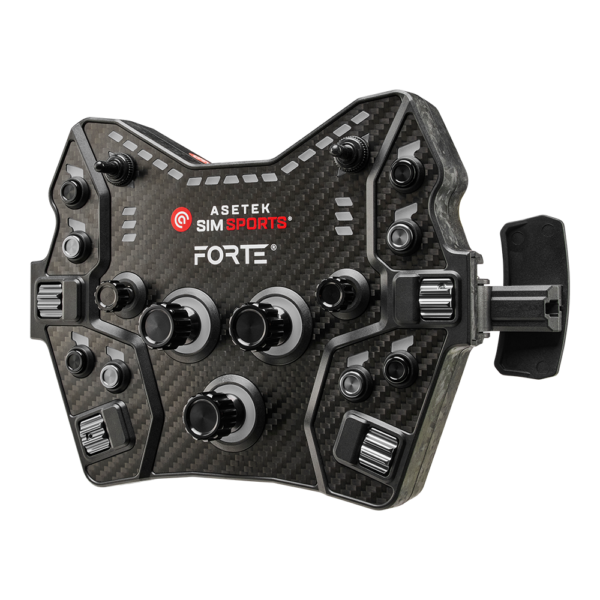 Asetek Forte® GT nööbikarp (must, alumiiniumnupud)