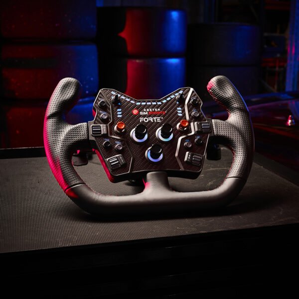 Asetek Forte® GT nööbikarp (must, alumiiniumnupud)