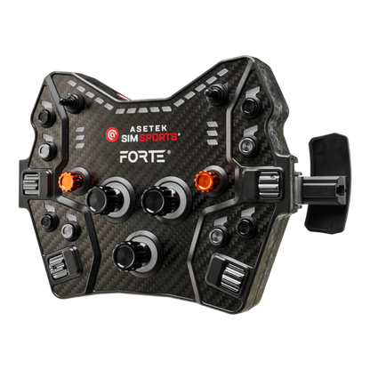 Asetek Forte® GT nööbikarp (must, alumiiniumnupud)