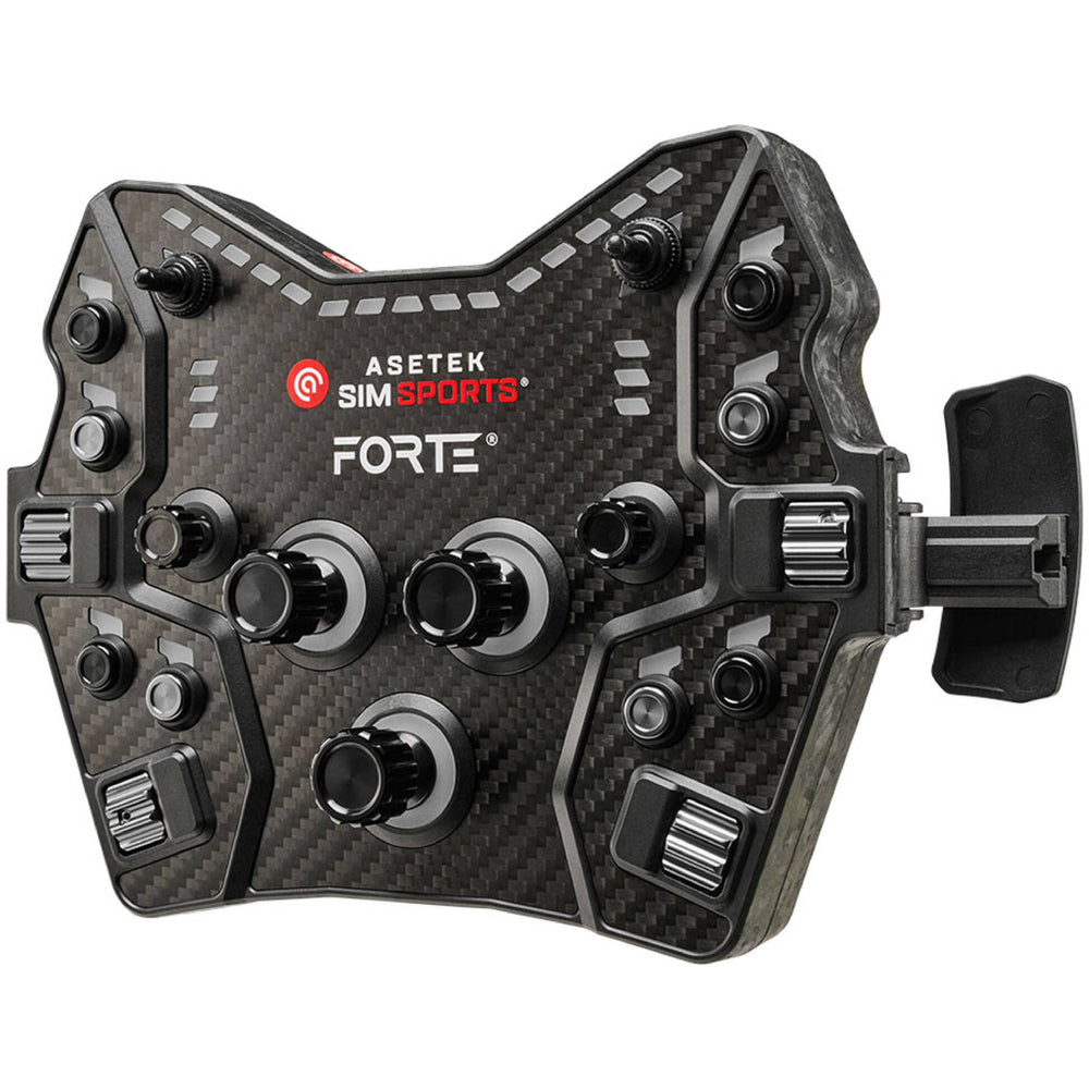 Asetek Forte® GT Button Box (Black, Alu. Buttons)