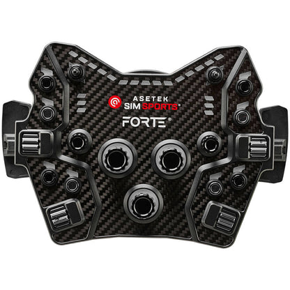 Asetek Forte® GT Button Box (Black, Alu. Buttons)