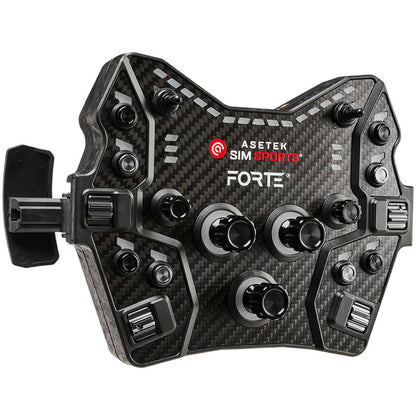 Asetek Forte® GT Button Box (Black, Alu. Buttons)