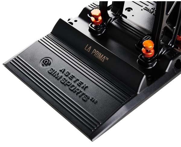 Asetek La Prima™ Sim Racing pedaalid pidurile ja gaasile