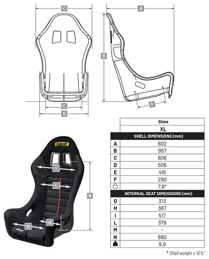 SABELT TITAN XL iste