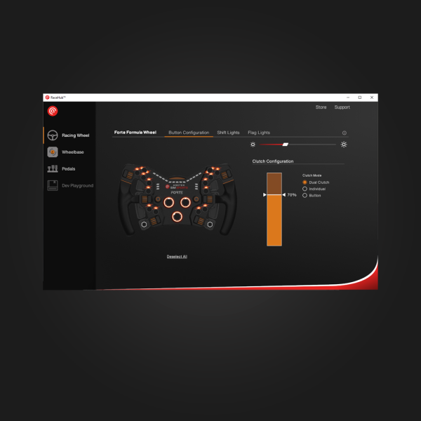 Asetek Forte® Formula rool (oranž)