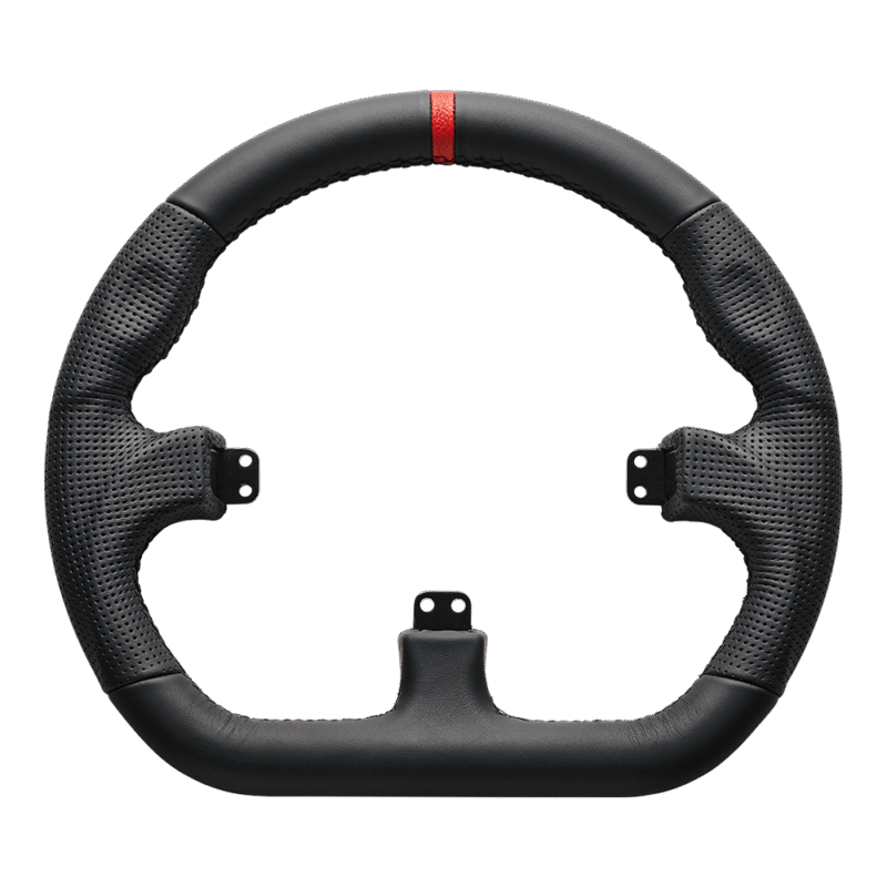 Asetek Closed D Black Leather Rim