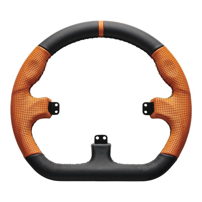 Asetek Closed D Orange Leather Rim